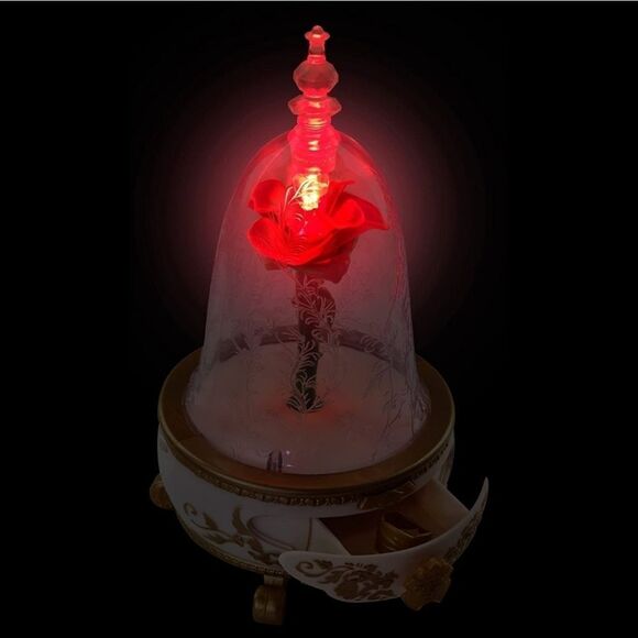 🧚‍♂️Disney Beauty & the Beast Enchanted Rose Jewelry Box - Picture 6 of 13